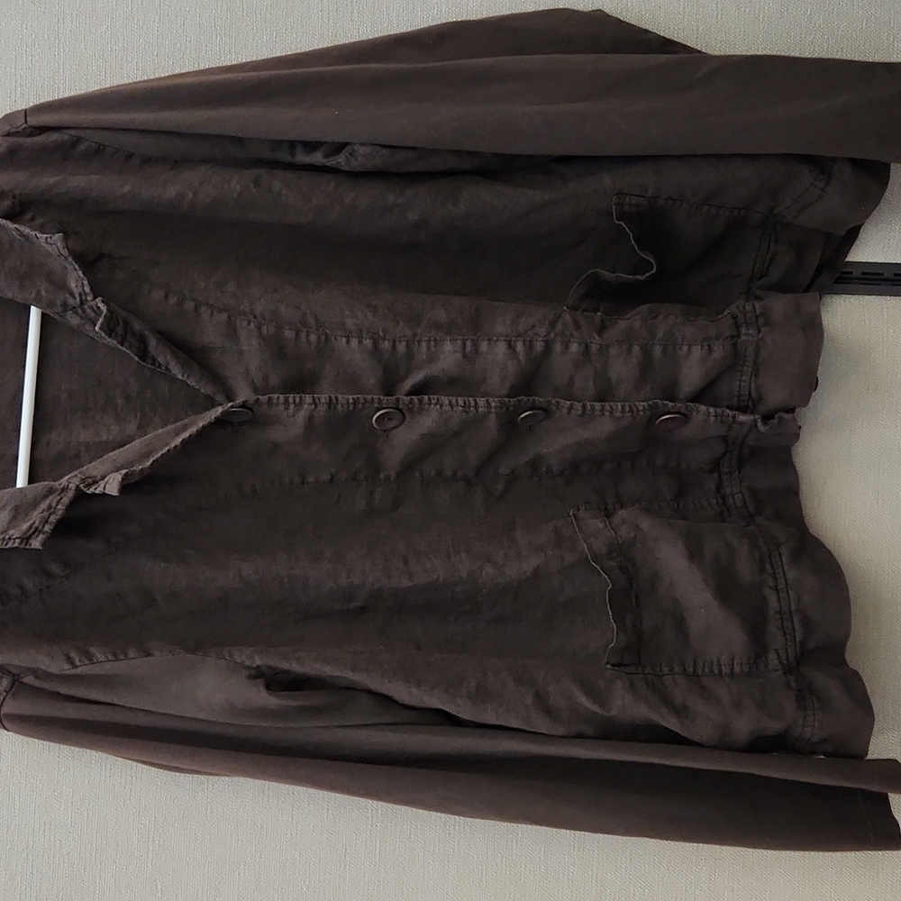 Flax Lightweight Jacket Size Large - image 2